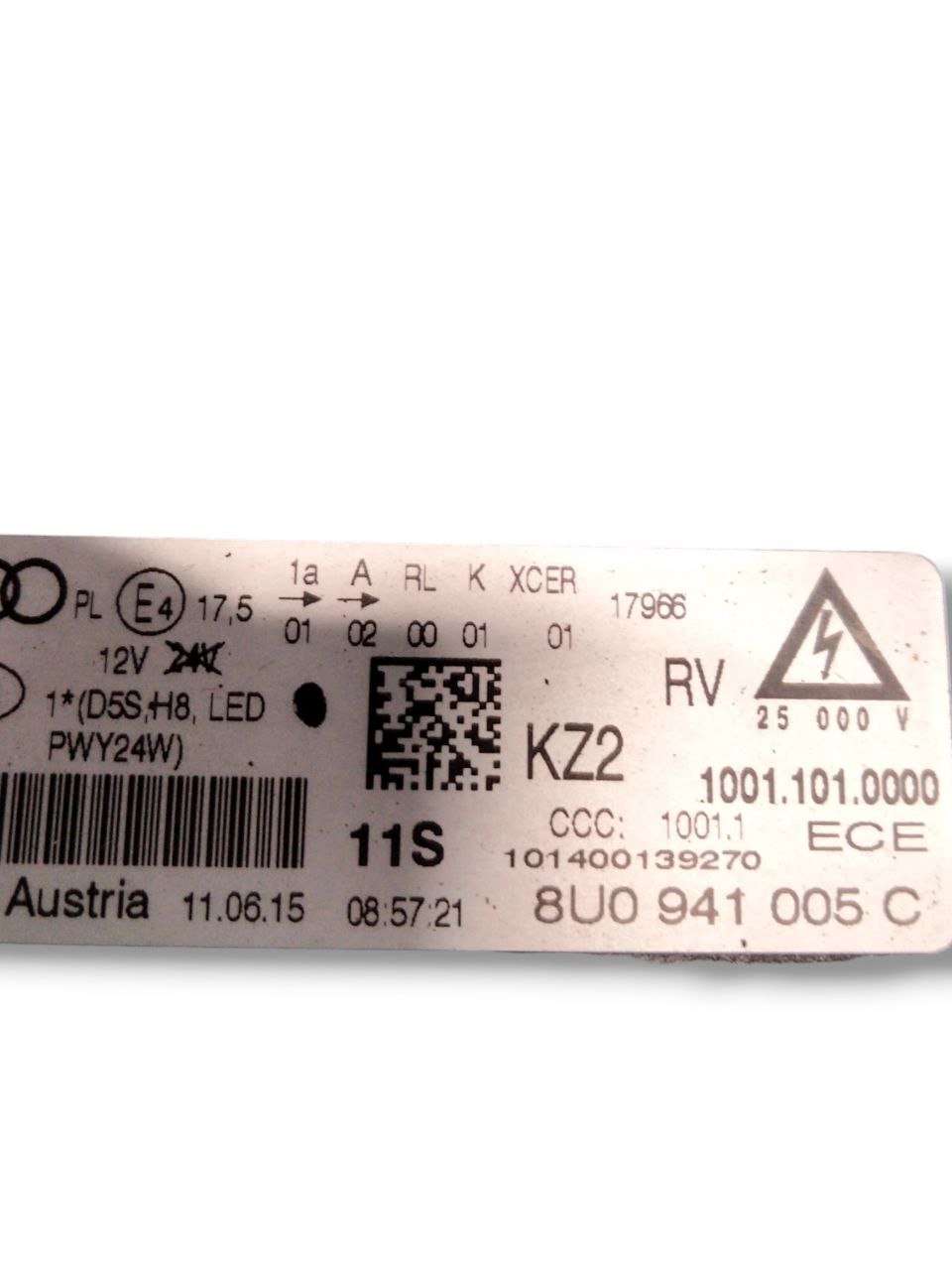 Faro / Fanale anteriore sinistro (sx) Led Audi Q3 (2011 - 2018) cod.8U0941005C - F&P CRASH SRLS - Ricambi Usati