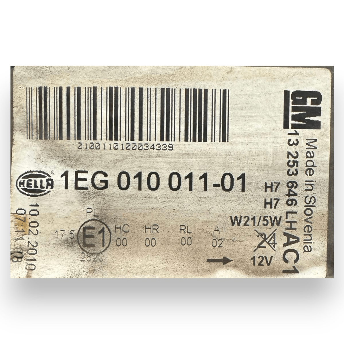 Faro / fanale anteriore sinistro (sx) Opel Astra J cod.1EG010011-01 (2009-2015) - F&P CRASH SRL - Ricambi Usati