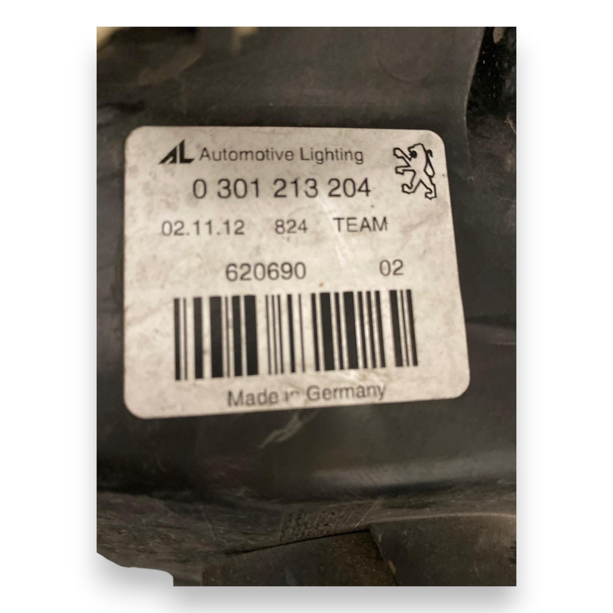 Faro / fanale destro (dx) Alogeno Peugeot 407 I (2004 - 2012) Cod: 0301213204 - F&P CRASH SRLS - Ricambi Usati