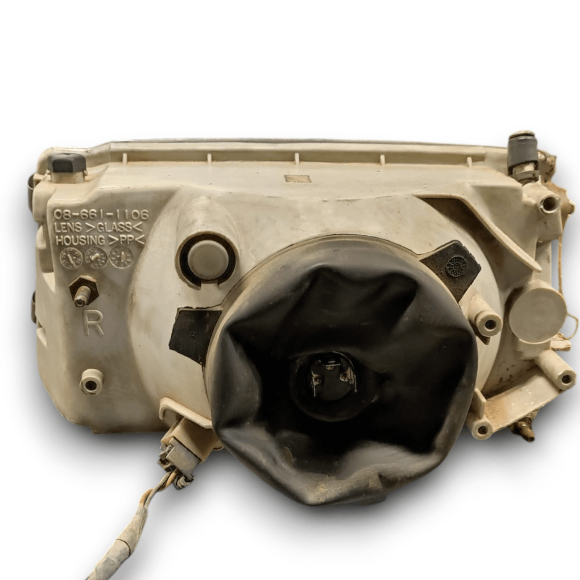 Faro / Fanale Destro Fiat Uno II Serie COD: 08 - 661 - 1106 (1989 - 1995) - F&P CRASH SRLS - Ricambi Usati