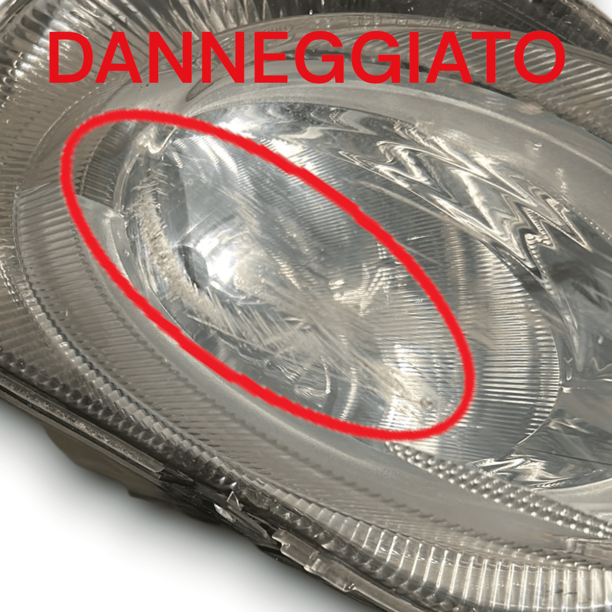 Right Halogen Daytime Running Light / Headlight for Fiat 500L (2012 > 2022) code:81549502 - F&P CRASH SRLS - Used Parts
