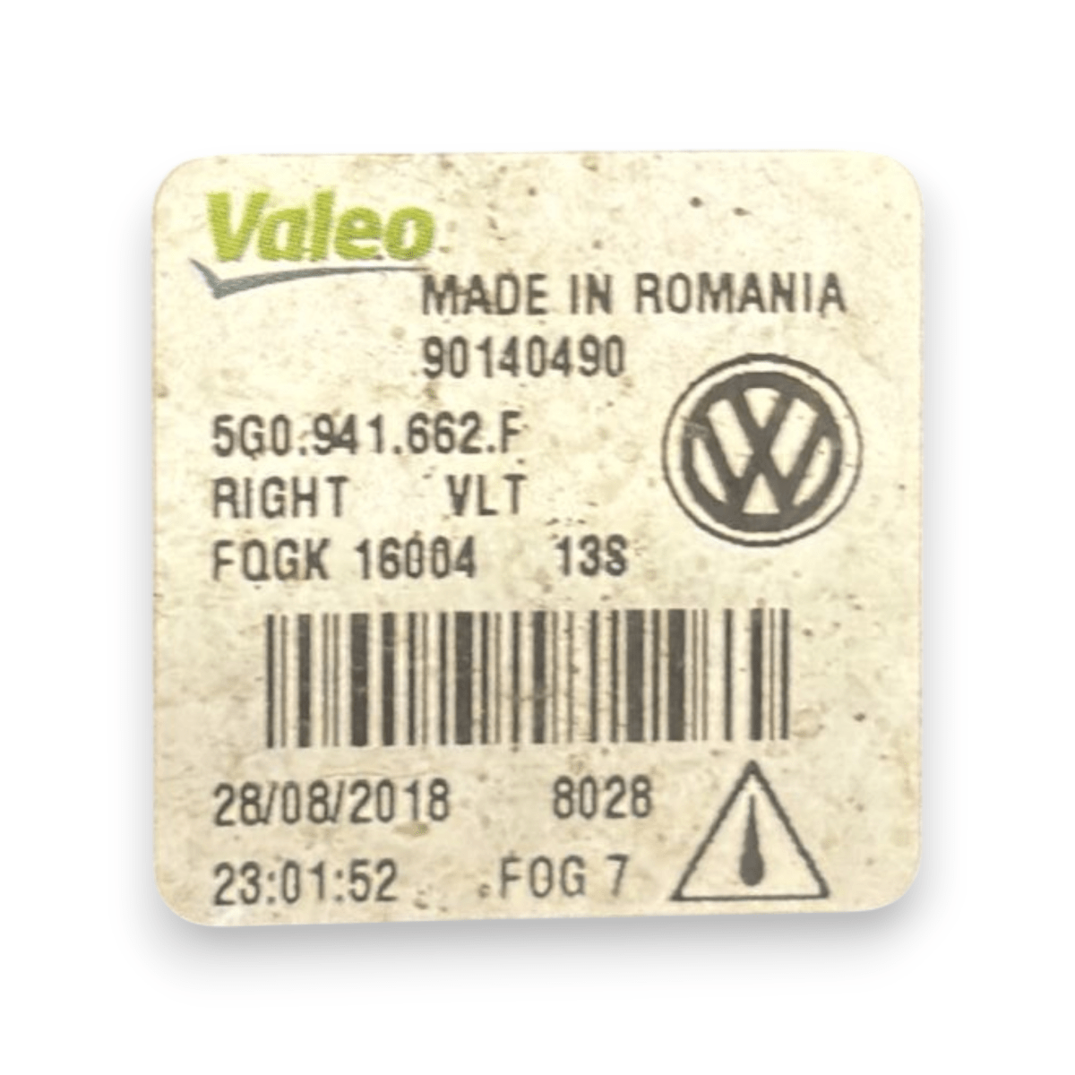 Faro / fanalino luce diurna anteriore destro (dx) volkswagen golf VII cod:5g0941662f (2012 - 2021) - F&P CRASH SRL - Ricambi Usati