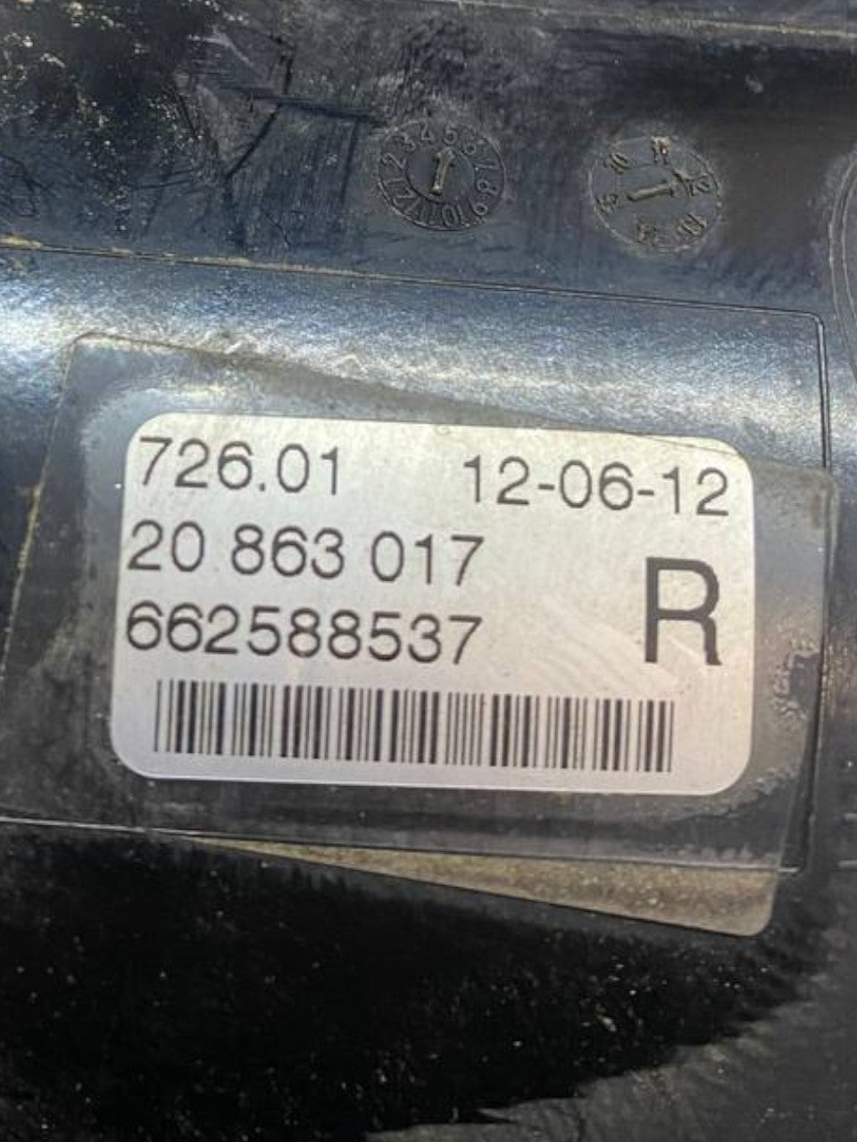 Faro / Fendinebbia anteriore destro (dx) Opel Zafira C (2018) cod: 662588537 / 20863017 - F&P CRASH SRLS - Ricambi Usati