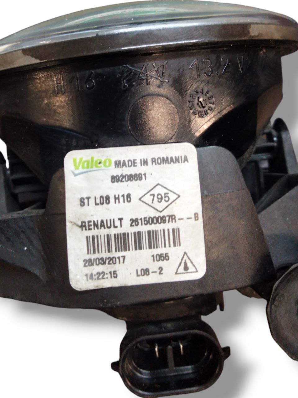 Front Right Fog Light dx Smart Fortwo/Dacia Sandero Stepway (2014>) code.261500097R - F&P CRASH SRLS - Used Parts