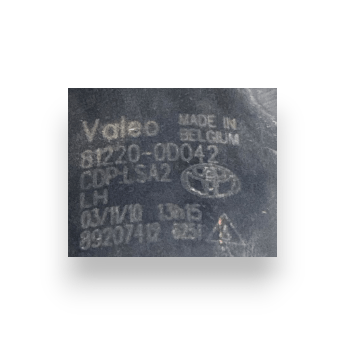 Faro / fendinebbia anteriore sinistro (sx) toyota iq cod:81220 - 0d042 (2008 - 2015) - F&P CRASH SRLS - Ricambi Usati