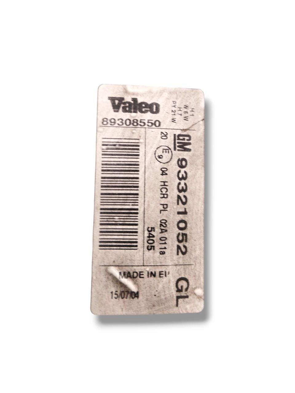 Faro/Fanale anteriore sinistro alogeno Opel Meriva A (2003-2010) cod.89308550 - F&P CRASH SRLS - Ricambi Usati