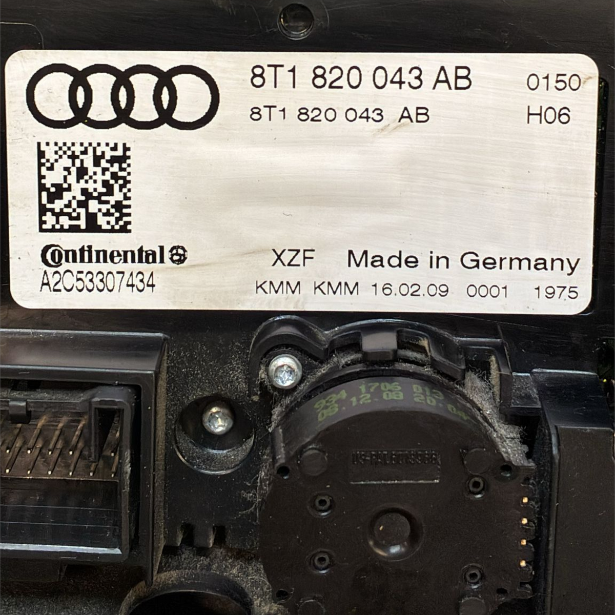 Klimaatbediening audi a4 b8 cod: 8t1820043ab (2007 - 2016) 