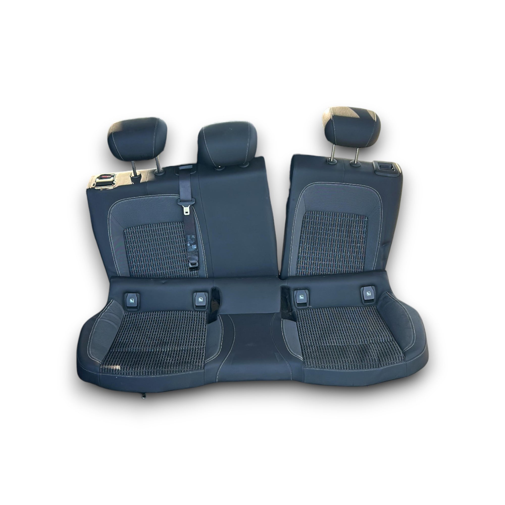 Polsterung / Sitze aus schwarzem Leder und Stoff Opel Astra K (2015 > 2021) 