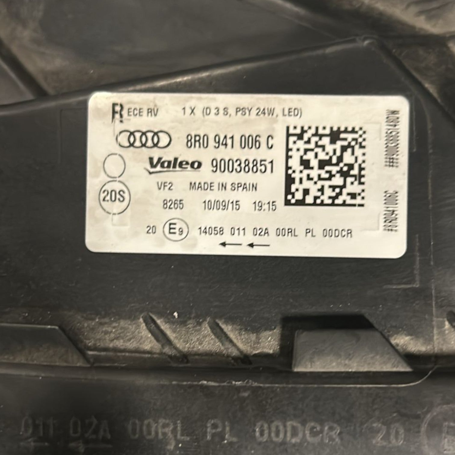 Scheinwerfer / Frontscheinwerfer rechts Audi Q5 8R Cod:90038851 (2008 > 2017) 