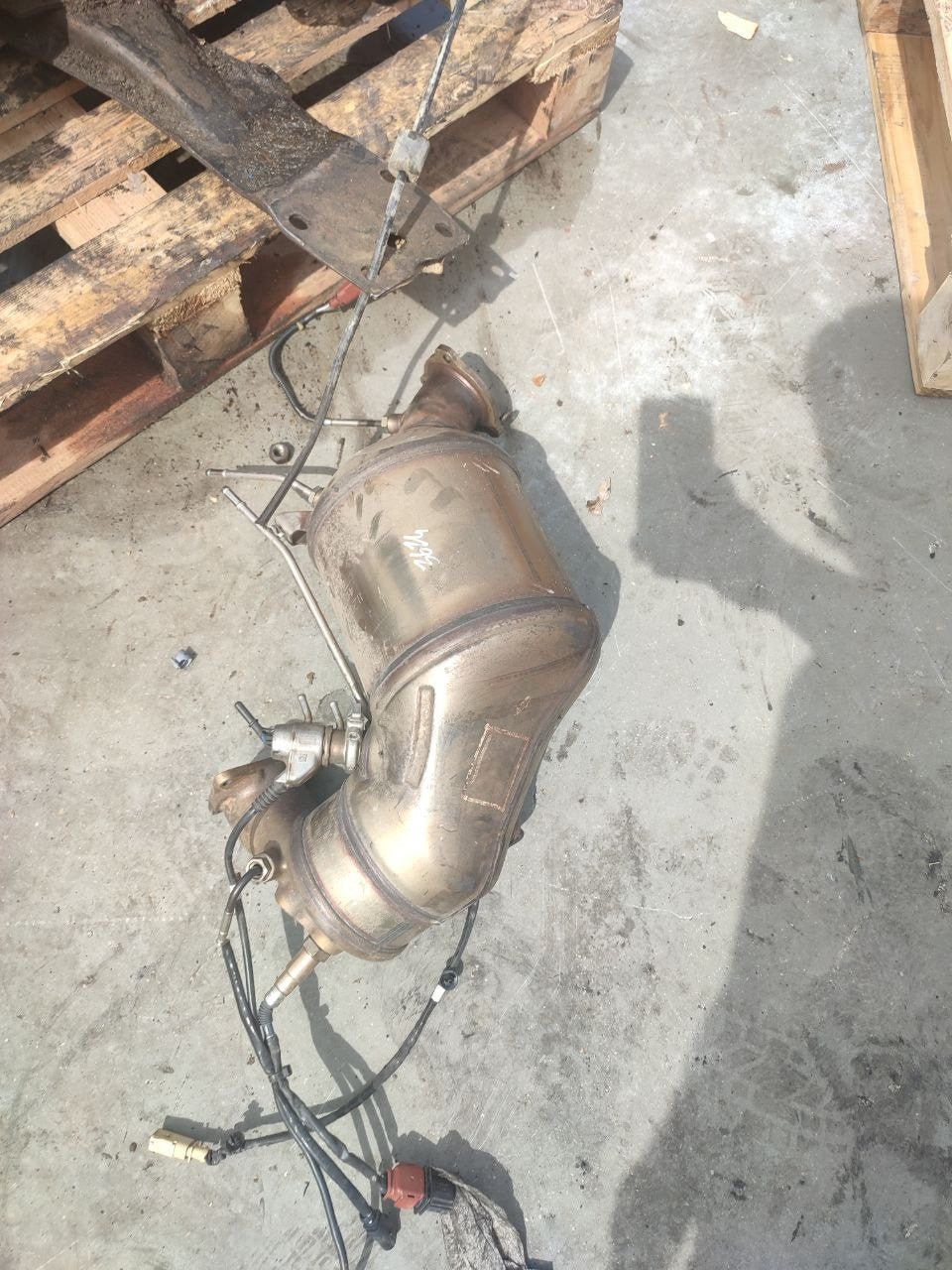 Particulate filter (DPF) Porsche Macan 95b 3.0 s-diesel + lambda probes - F&P CRASH SRLS - Used Parts