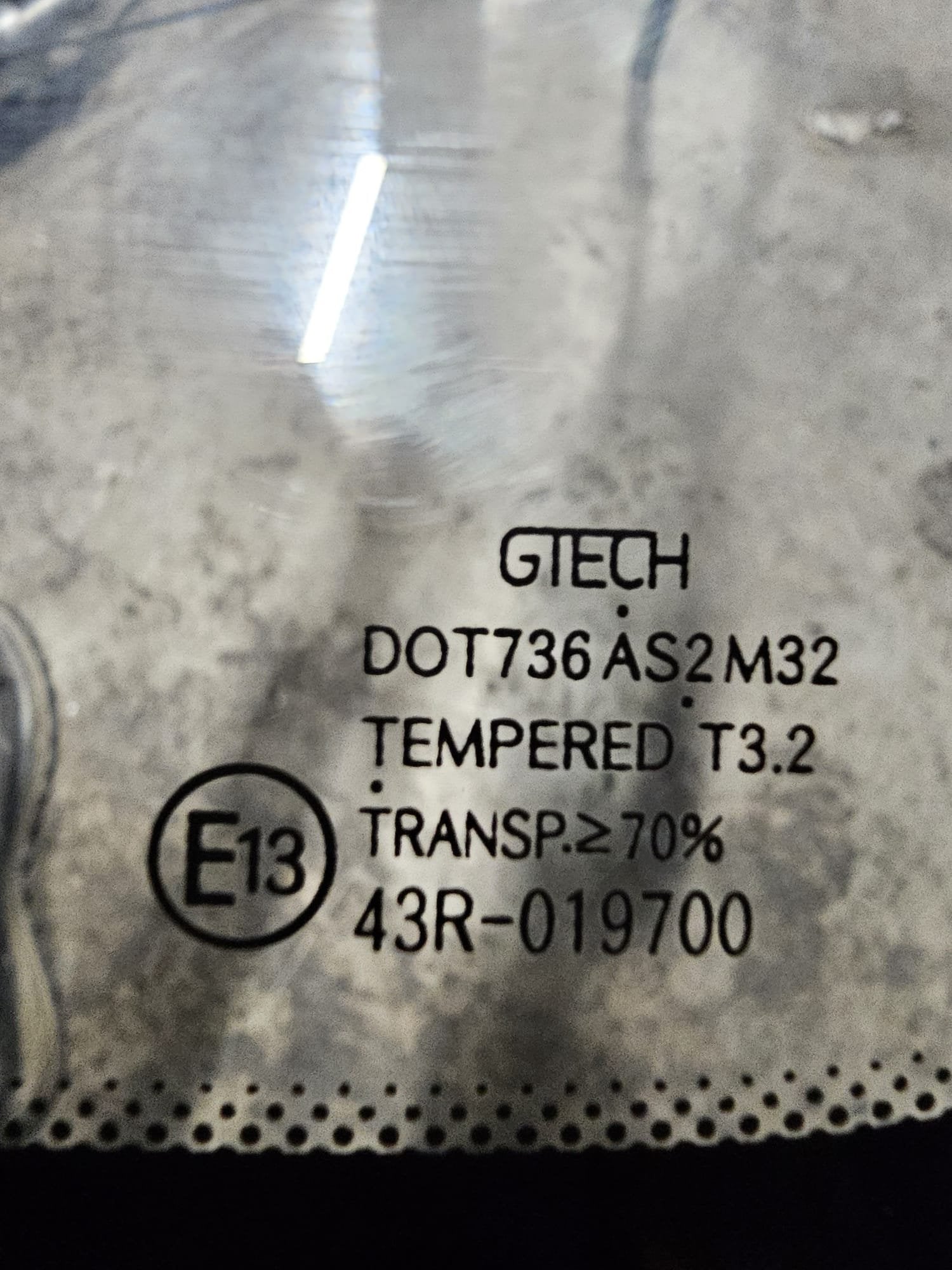 Finestrino Laterale Posteriore Sinistro Hyundai iX20 (2010 - 2019) Cod:43R - 019700 - F&P CRASH SRLS - Ricambi Usati