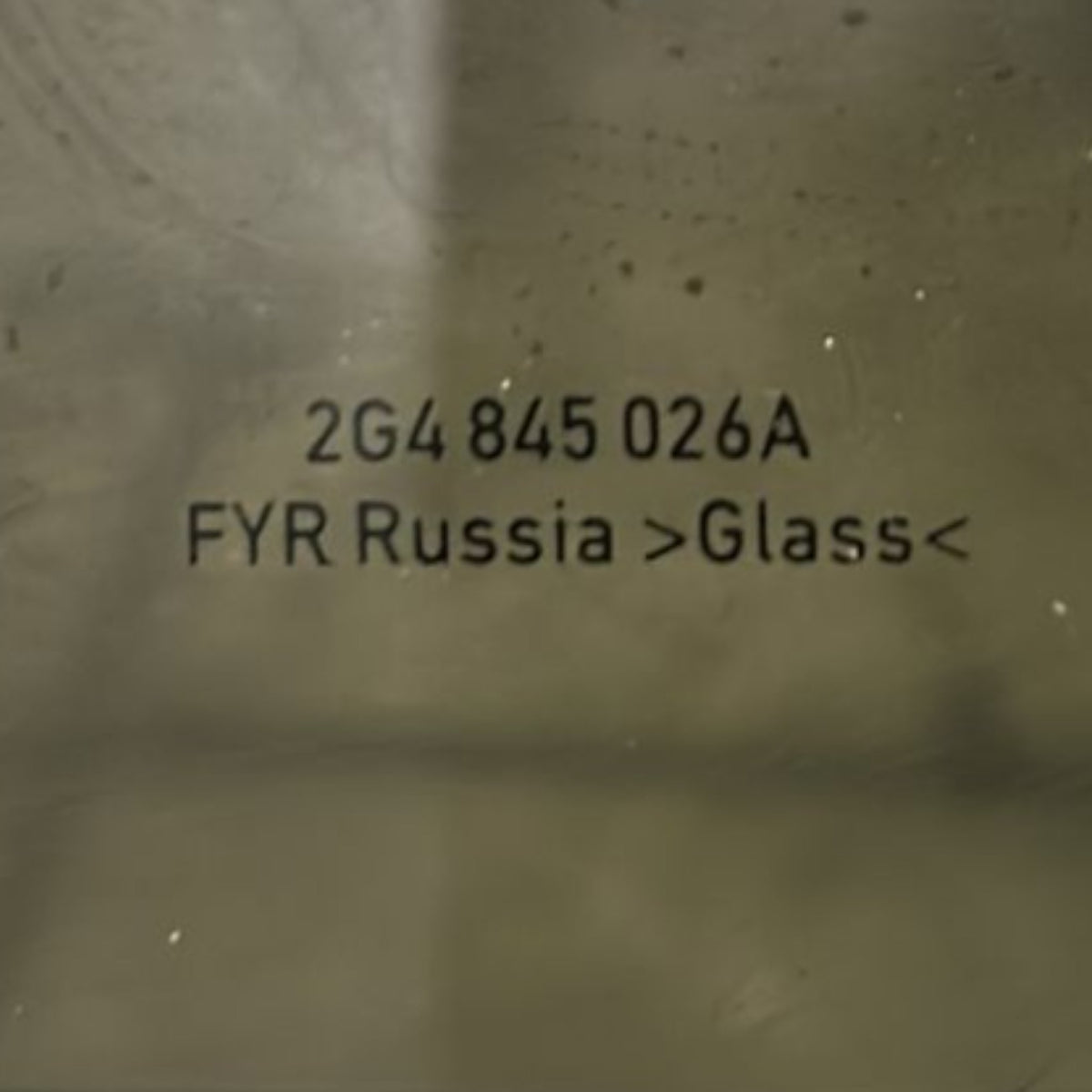 Rear Window / Glass Right Volkswagen Polo VI (AW1) code 2G4845026A (2017 > ) - F&P CRASH SRLS - Used Parts