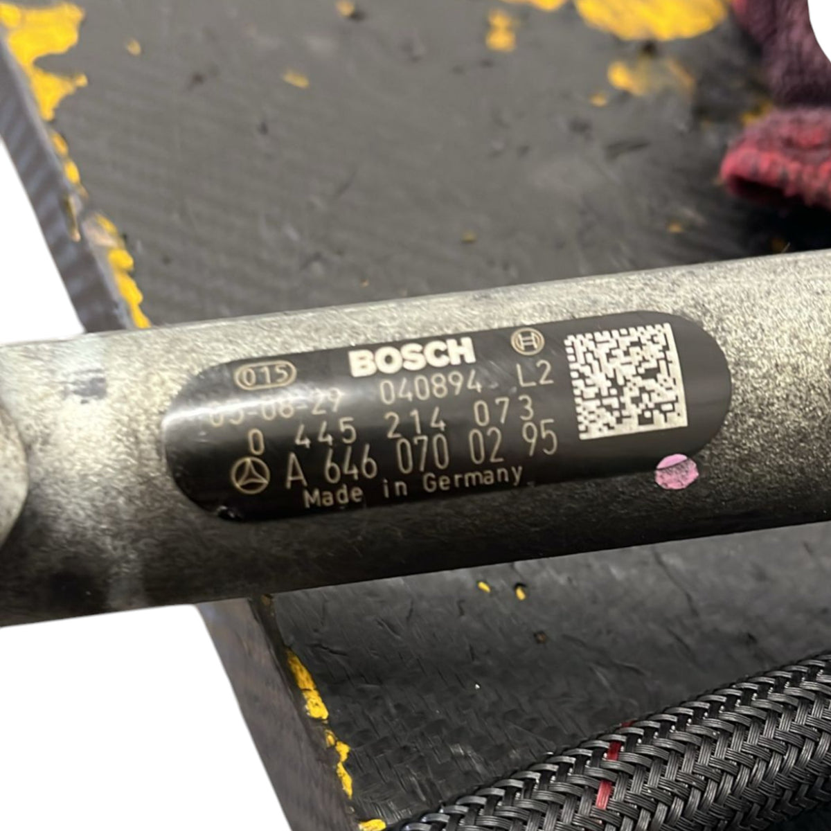Injector Rail Mercedes Benz Class C (W203) cod:A6460700295 2.2 Diesel (2000 > 2007) - F&P CRASH SRLS - Used Parts