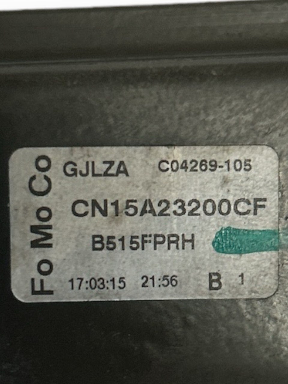 Ford EcoSport (2012 > ) code.CN15A23200CF Electric Window Regulator Front Right (DX) - F&P CRASH SRLS - Used Parts