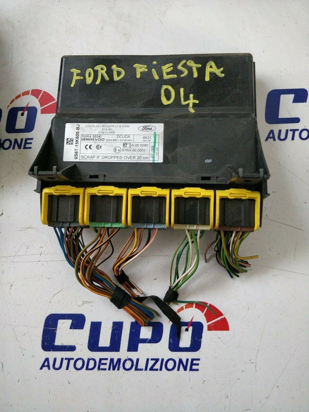 FORD Fiesta Centralina Comfort 6s6t-15k600-bj - F&P CRASH SRLS - Ricambi Usati