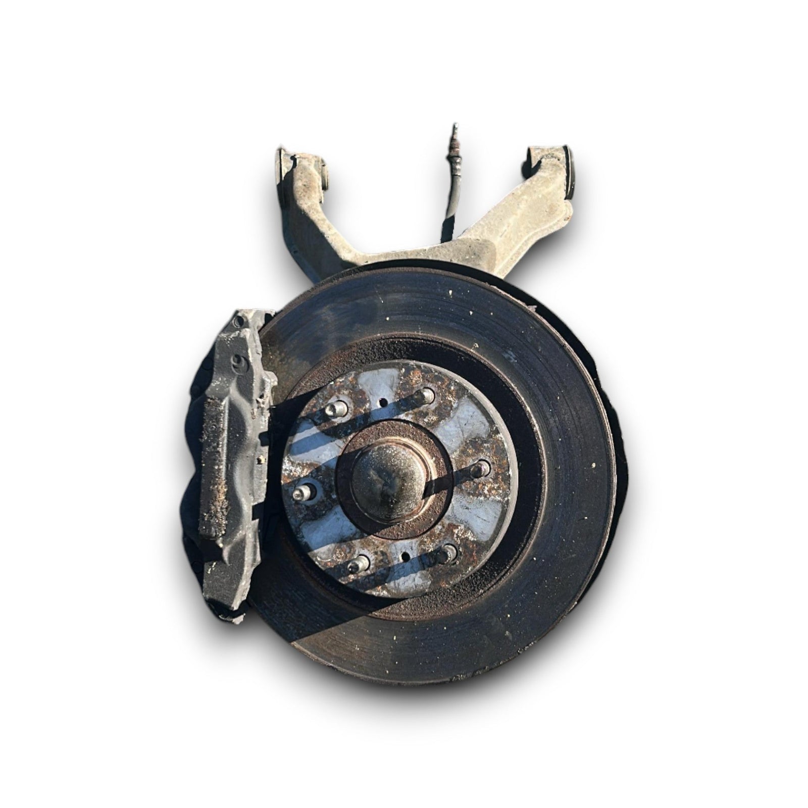 Spindle / Right Front Hub Mitsubishi Pajero (V80) 3.2 Diesel (2006 > 2021) + Caliper - F&P CRASH SRLS - Used Parts