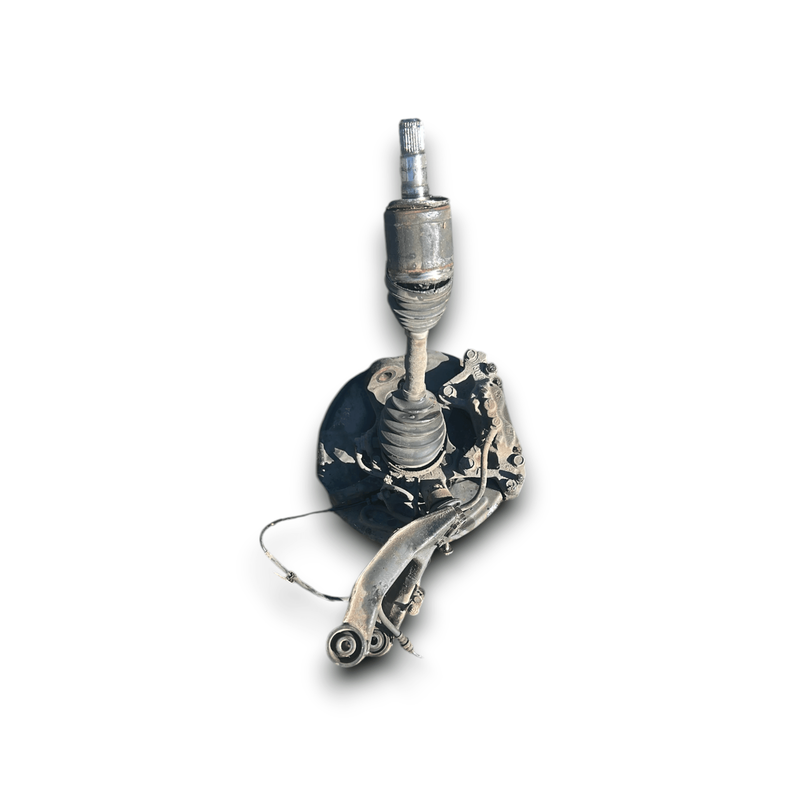 Spindle / Left Front Hub Mitsubishi Pajero (V80) 3.2 Diesel (4x4) (2006 > 2021) + Caliper - F&P CRASH SRLS - Used Parts