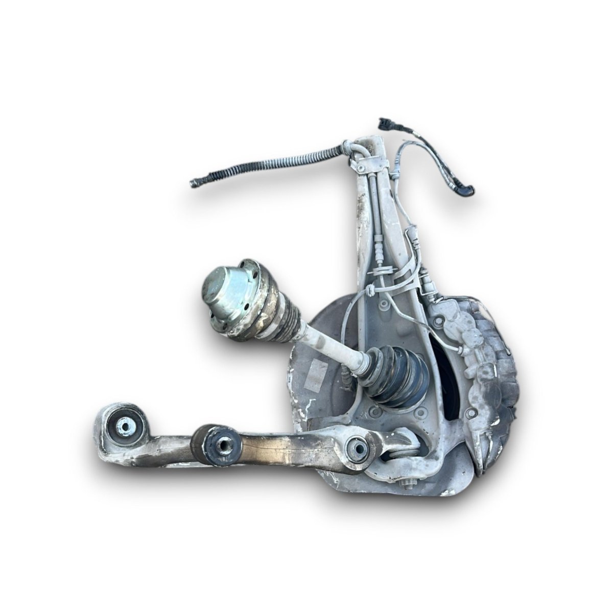Left front spindle / hub Porsche Cayenne (92A) 3.0 diesel (2010 > 2017) - F&P CRASH SRLS - Used Parts