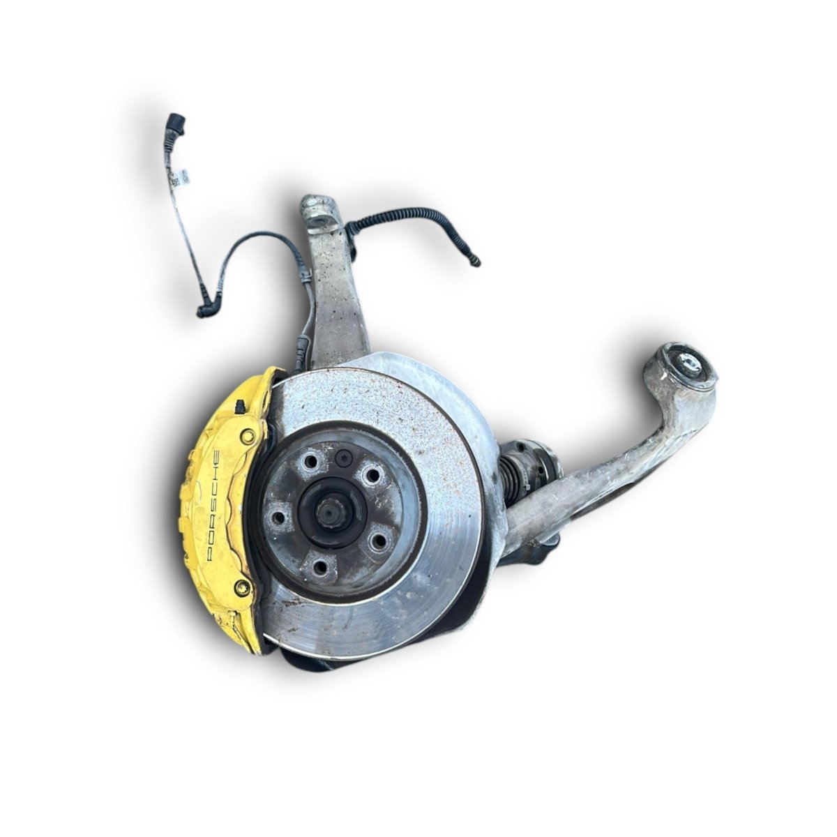 Left front spindle / hub Porsche Cayenne (92A) 3.0 diesel (2010 > 2017) - F&P CRASH SRLS - Used Parts