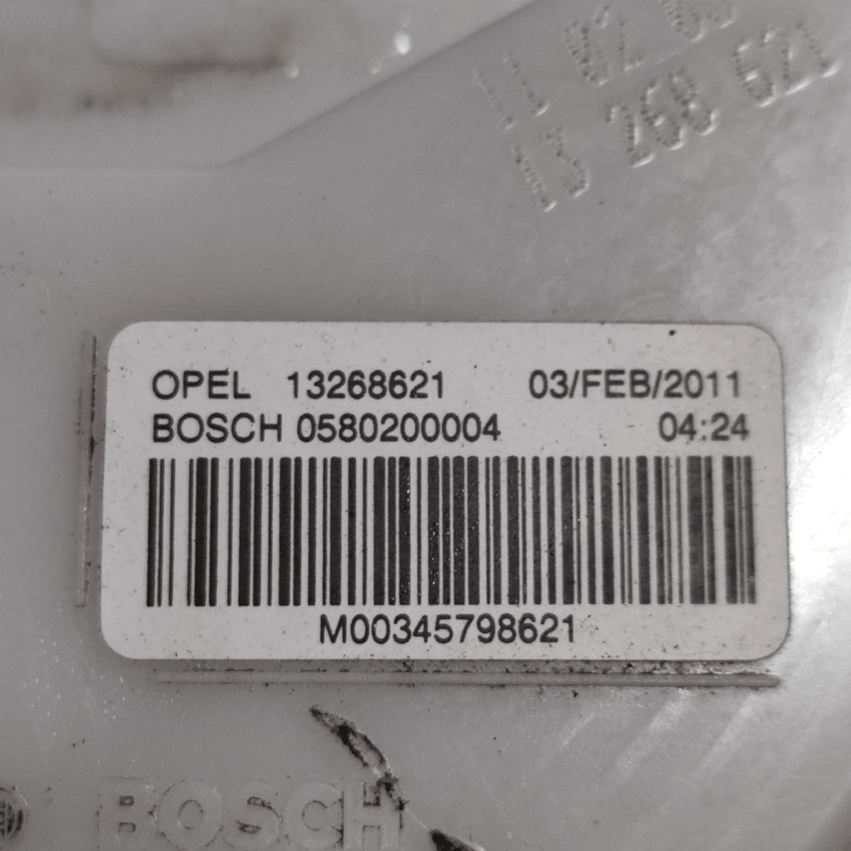 Float / Fuel Pump Opel Meriva B 1.4 Petrol CODE: 0580200004 (2010 - 2017) - F&P CRASH SRLS - Used Parts