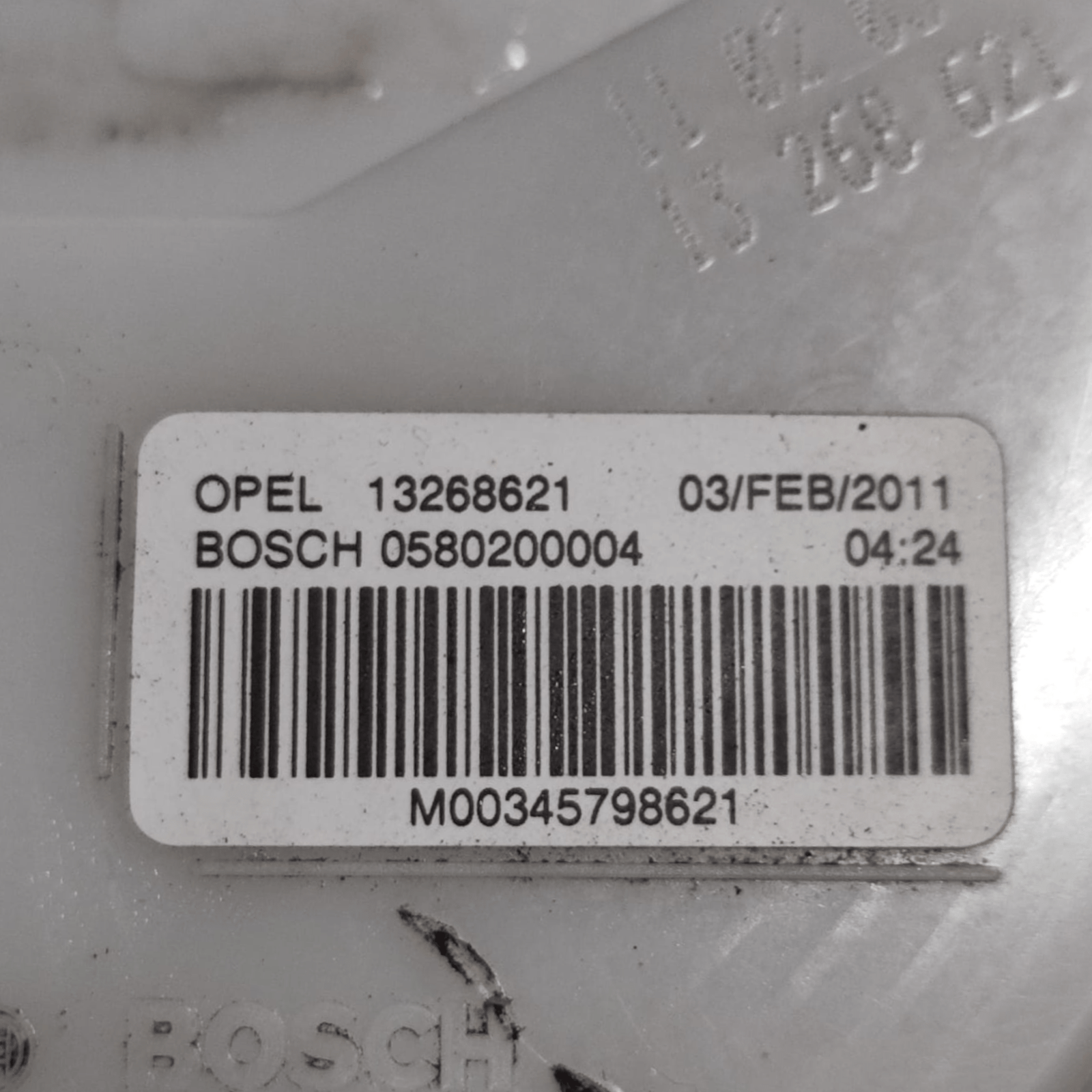 Float / Fuel Pump Opel Meriva B 1.4 Petrol CODE: 0580200004 (2010 - 2017) - F&P CRASH SRLS - Used Parts
