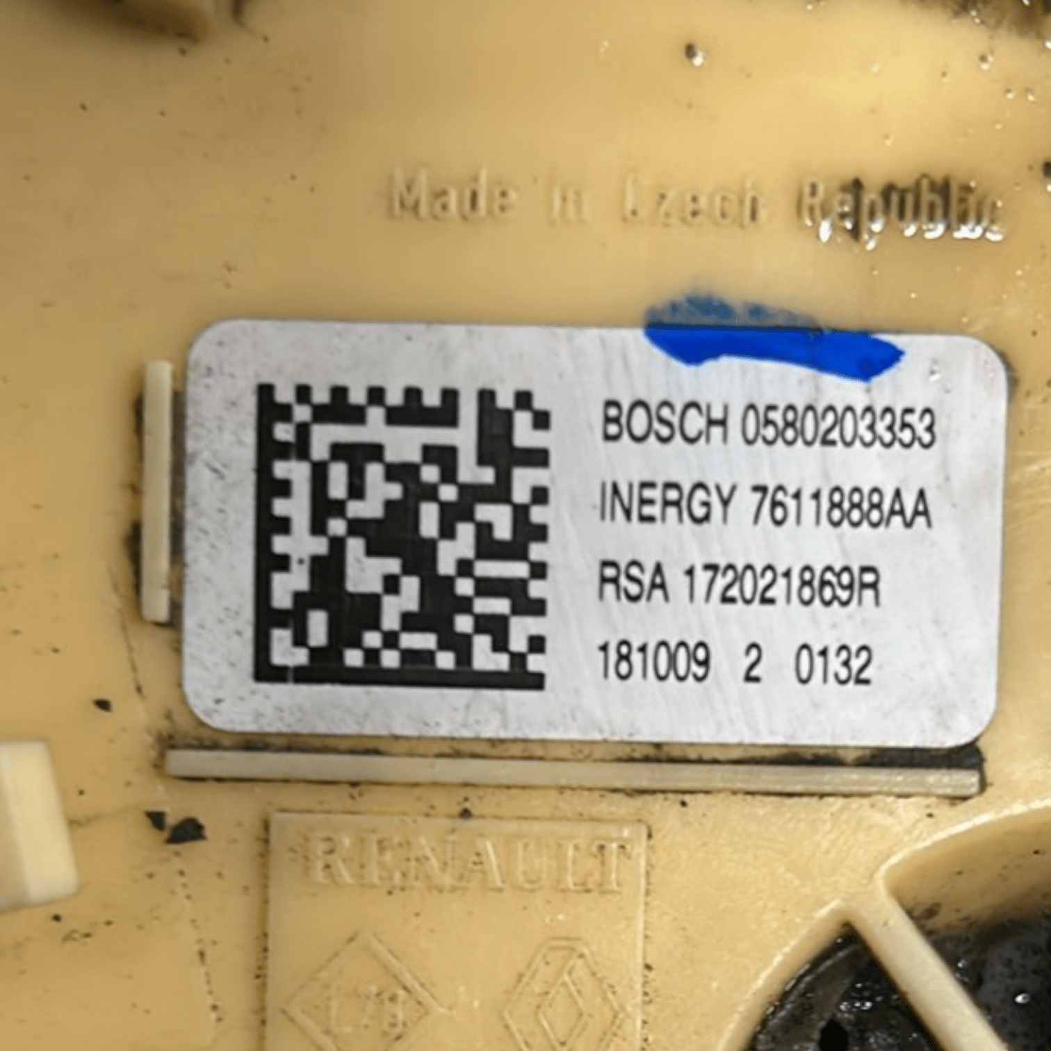 Galleggiante / Pompa Carburante Renault Megane IV 1.5 Diesel cod:172021869R (2015 >) - F&P CRASH SRLS - Ricambi Usati