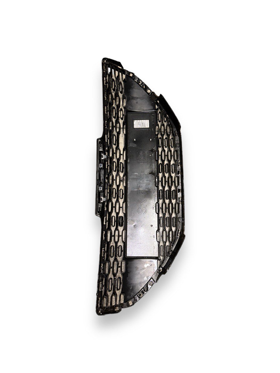 Griglia Porta Targa / Paraurti Nero Peugeot 208 I (2012 > 2019) cod.9672794377 - F&P CRASH SRLS - Ricambi Usati