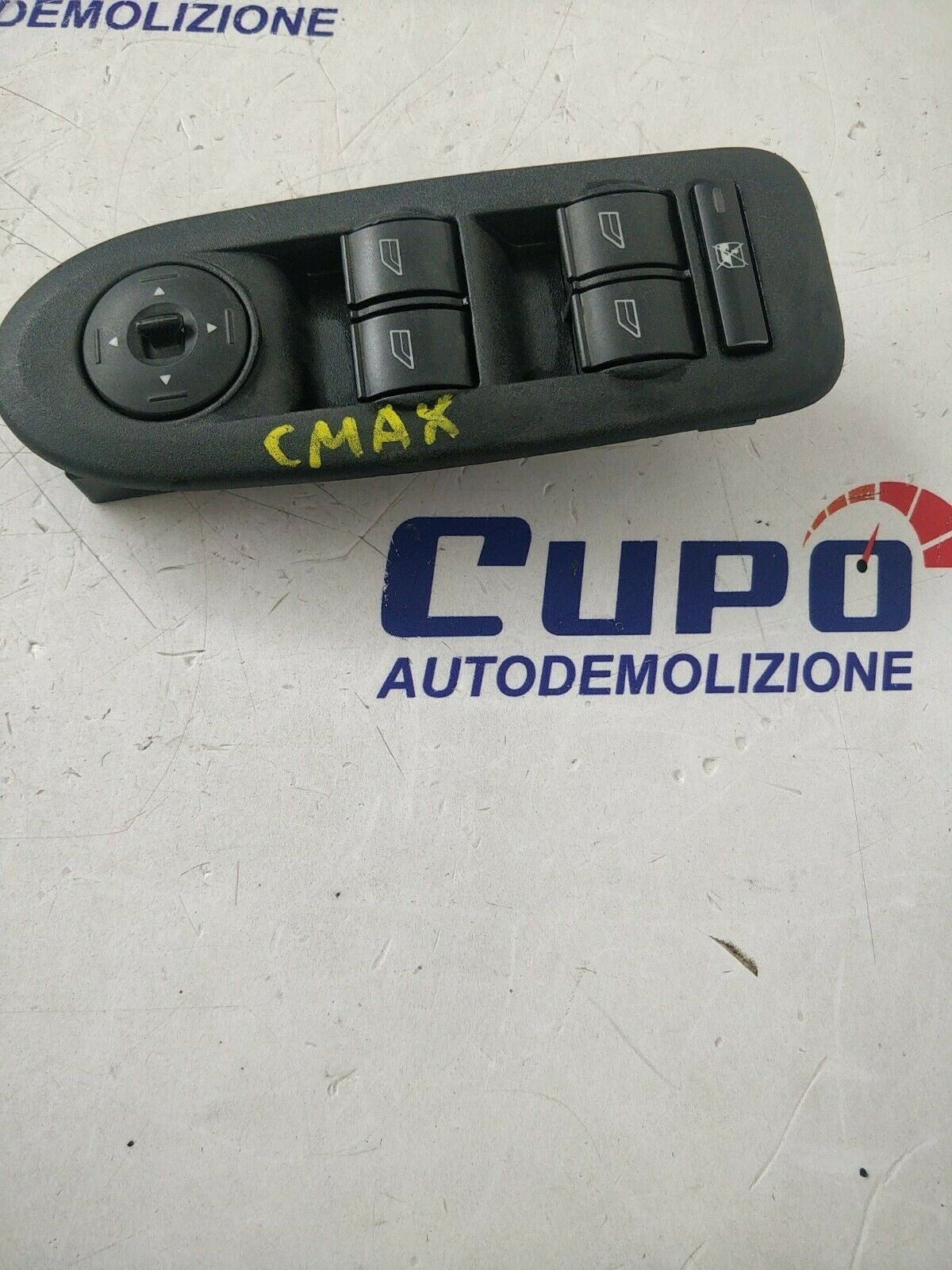 WINDOW LIFT COMMAND GROUP 4 BUTTONS FORD FOCUS C-MAX Front left 7M5T14A132AA - F&P CRASH SRLS - Used Parts