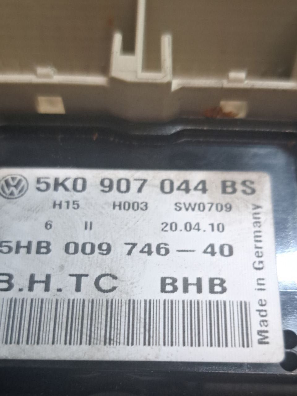Gruppo Comandi Clima Volkswagen Tiguan 5N / Golf 6 / Passat / (2009) COD:5K0907044BS - F&P CRASH SRLS - Ricambi Usati