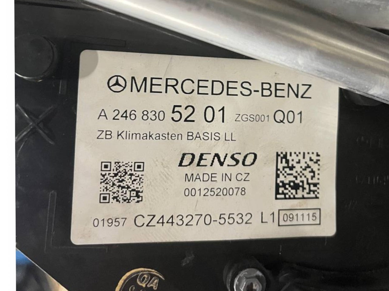 Gruppo Riscaldamento / Stufa Mercedes - Benz Classe A W176 1.5 Diesel (2012 al 2018) cod: - F&P CRASH SRLS - Ricambi Usati