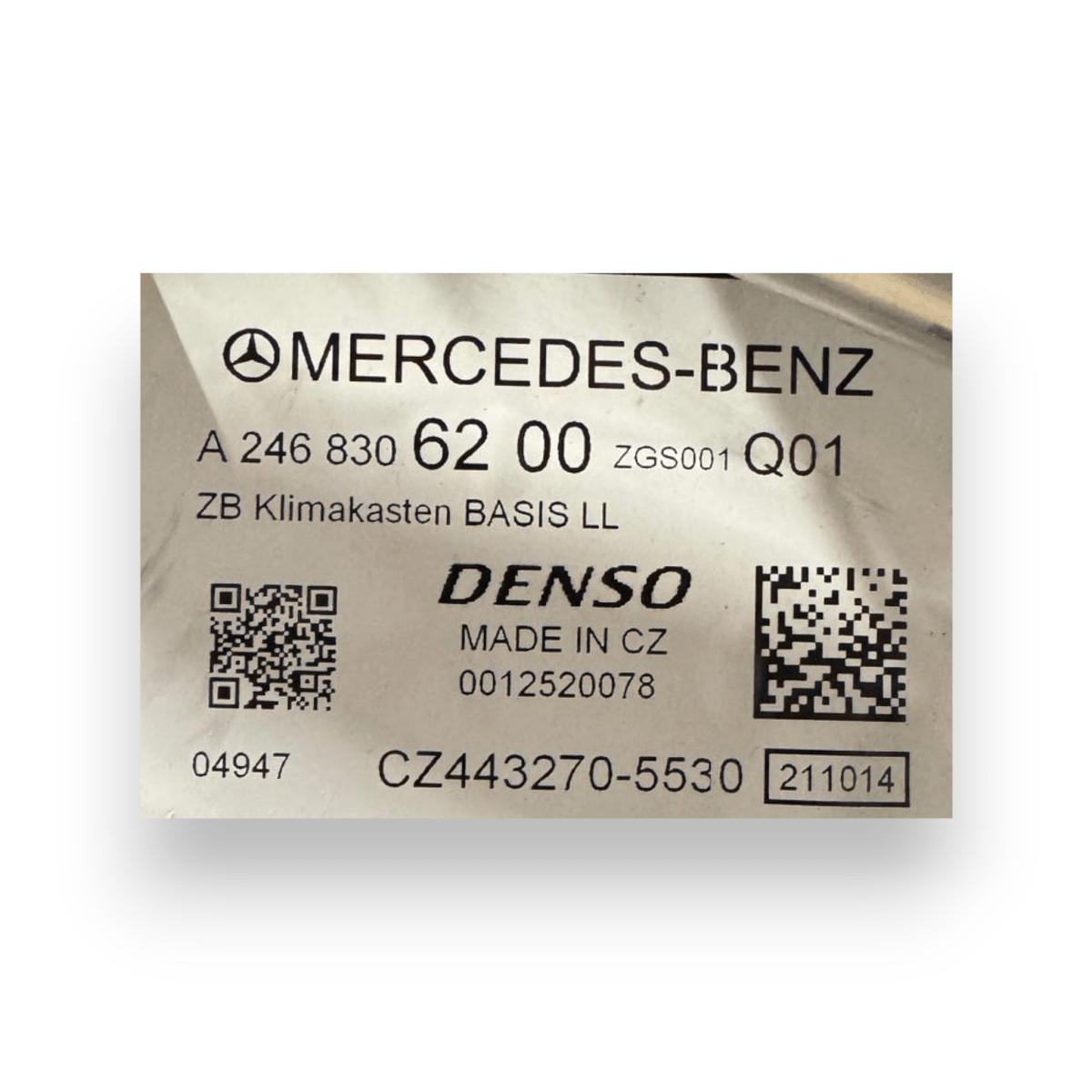 Heating group / stove Mercedes - Benz Class A (W176) code.A2468306200 (2012 - 2018) - F&P CRASH SRL - Used Parts