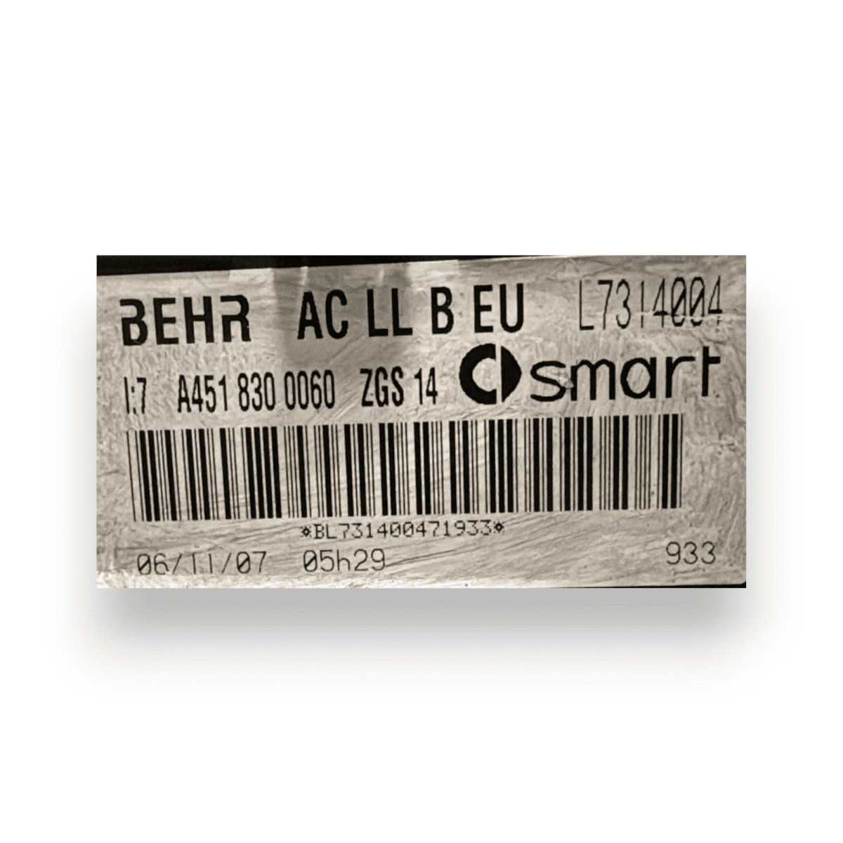 Gruppo riscaldamento / stufa Smart Fortwo (W451) cod.A4518300060 (2007 - 2015) - F&P CRASH SRL - Ricambi Usati