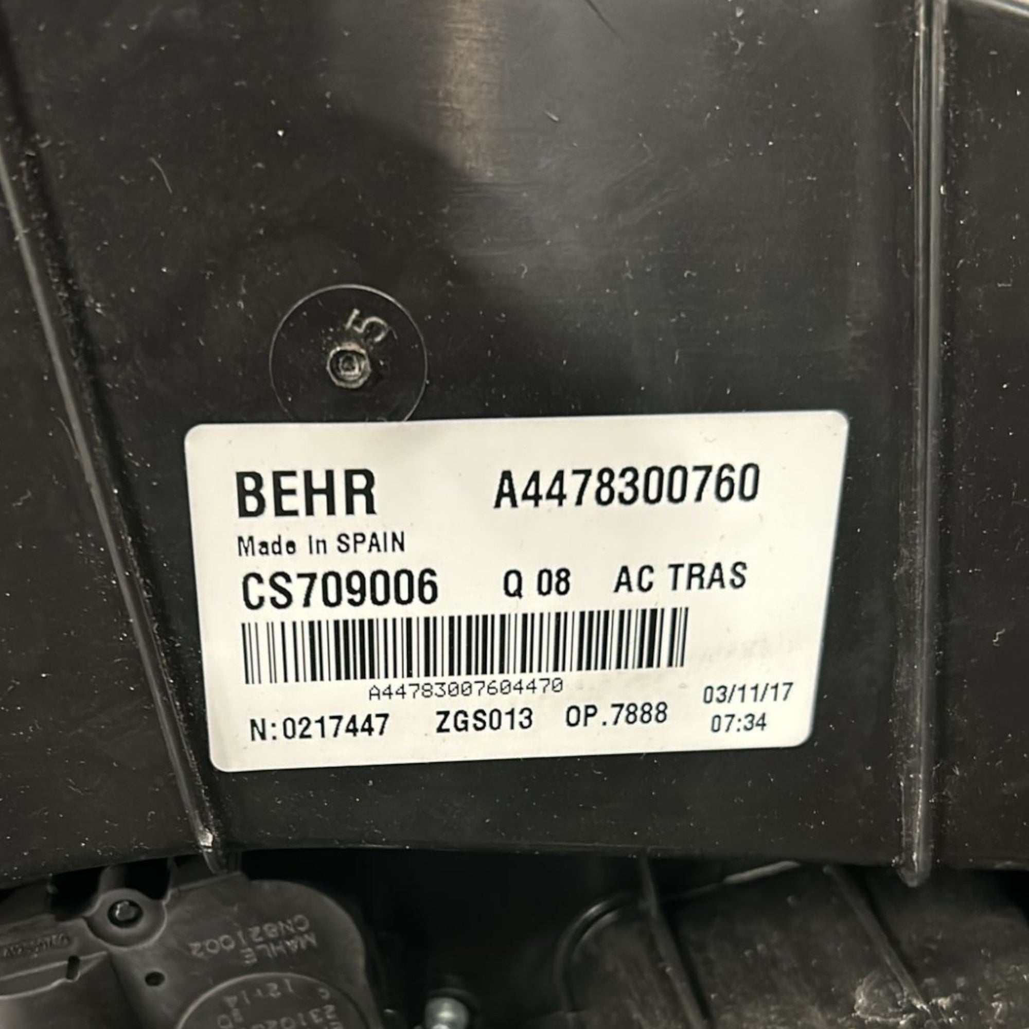Gruppo Stufa Mercedes Benz Vito V220 cod:A4478300760 (2014 >) - F&P CRASH SRLS - Ricambi Usati
