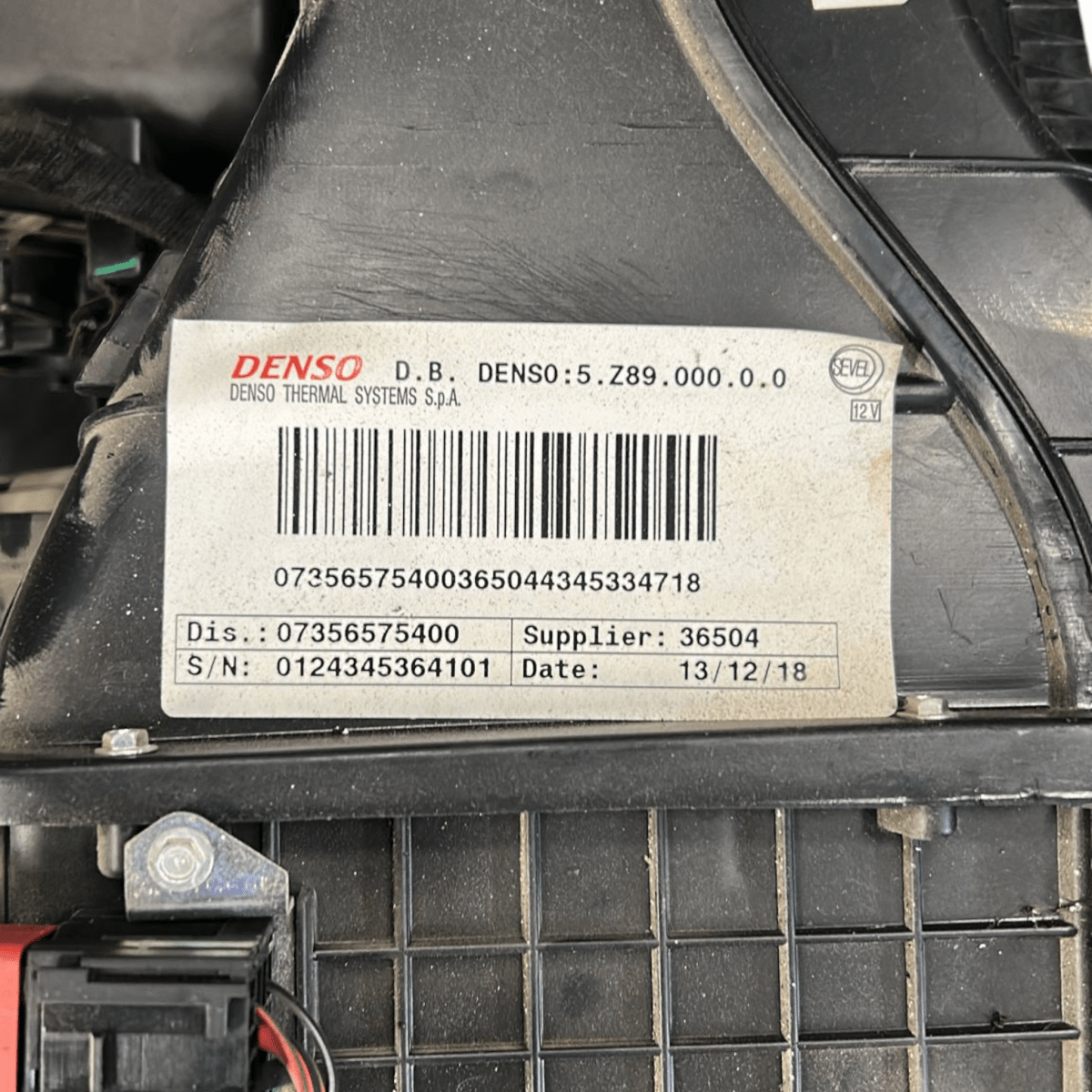 Gruppo stufa peugeot boxer 2.0 diesel cod:07356575400 (2014 >) - F&P CRASH SRL - Ricambi Usati