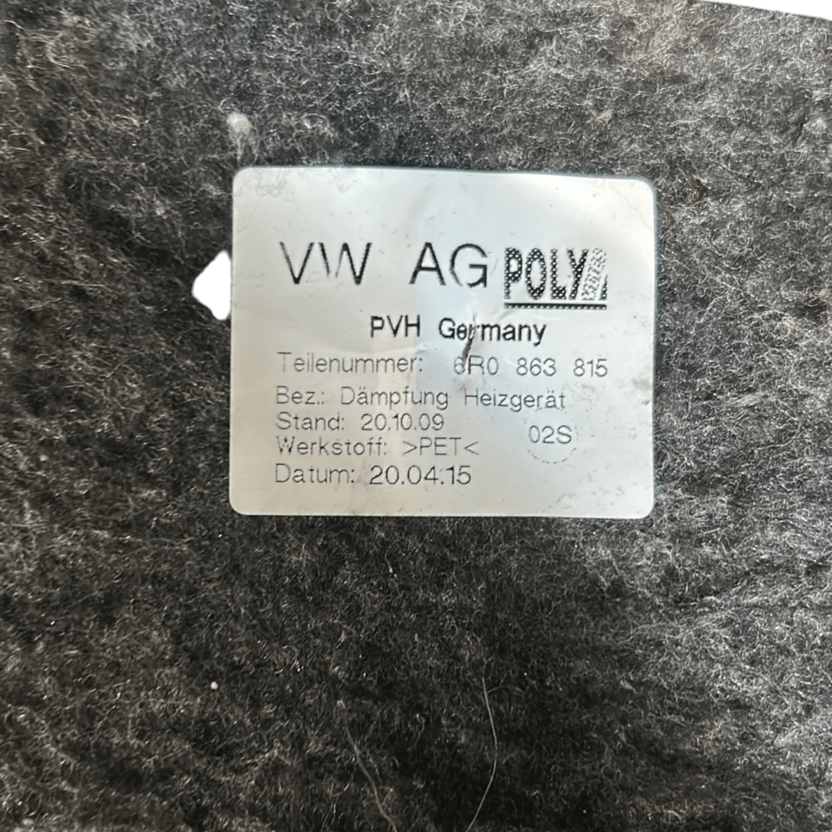 Gruppo stufa volkswagen up 1.0 benzina cod:6r0863815 (2011 > 2024) - F&P CRASH SRL - Ricambi Usati