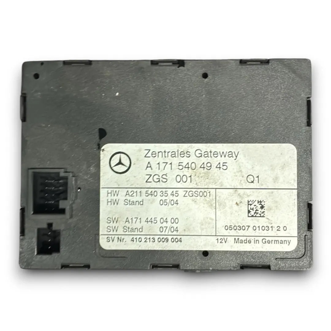 Centralina Gateway Mercedes-Benz SLK R171 dal 2004 OEM A1715404945