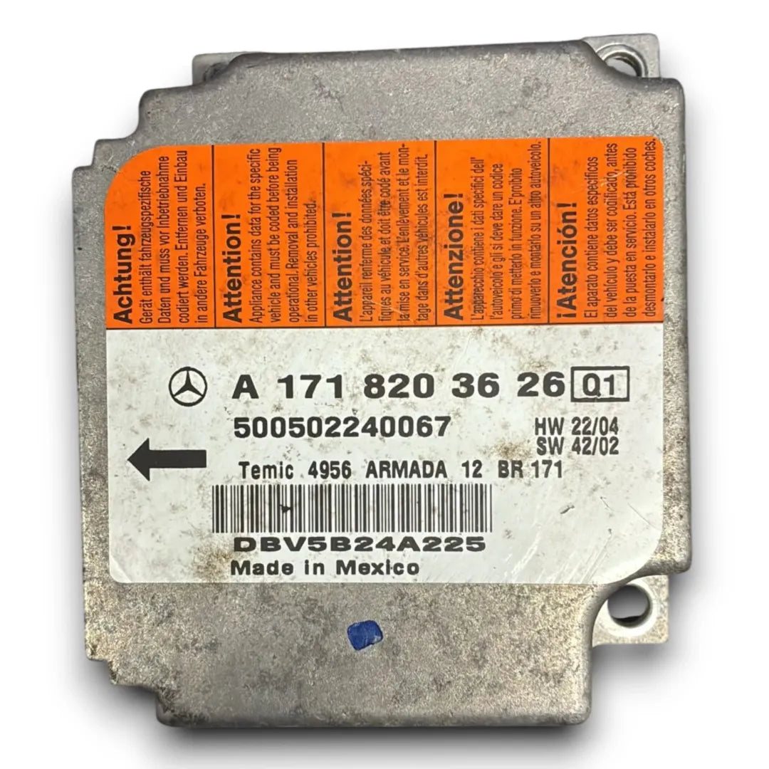 Centralina airbag Mercedes-Benz SLK R171 dal 2004 OEM A1718203626