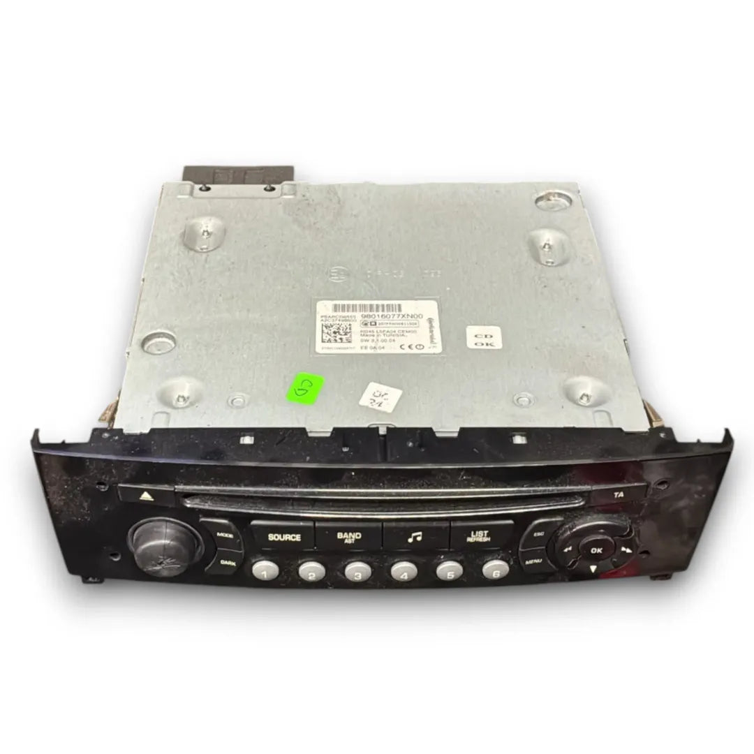 Autoradio Peugeot 308 2007–2014 OEM 98016077XN