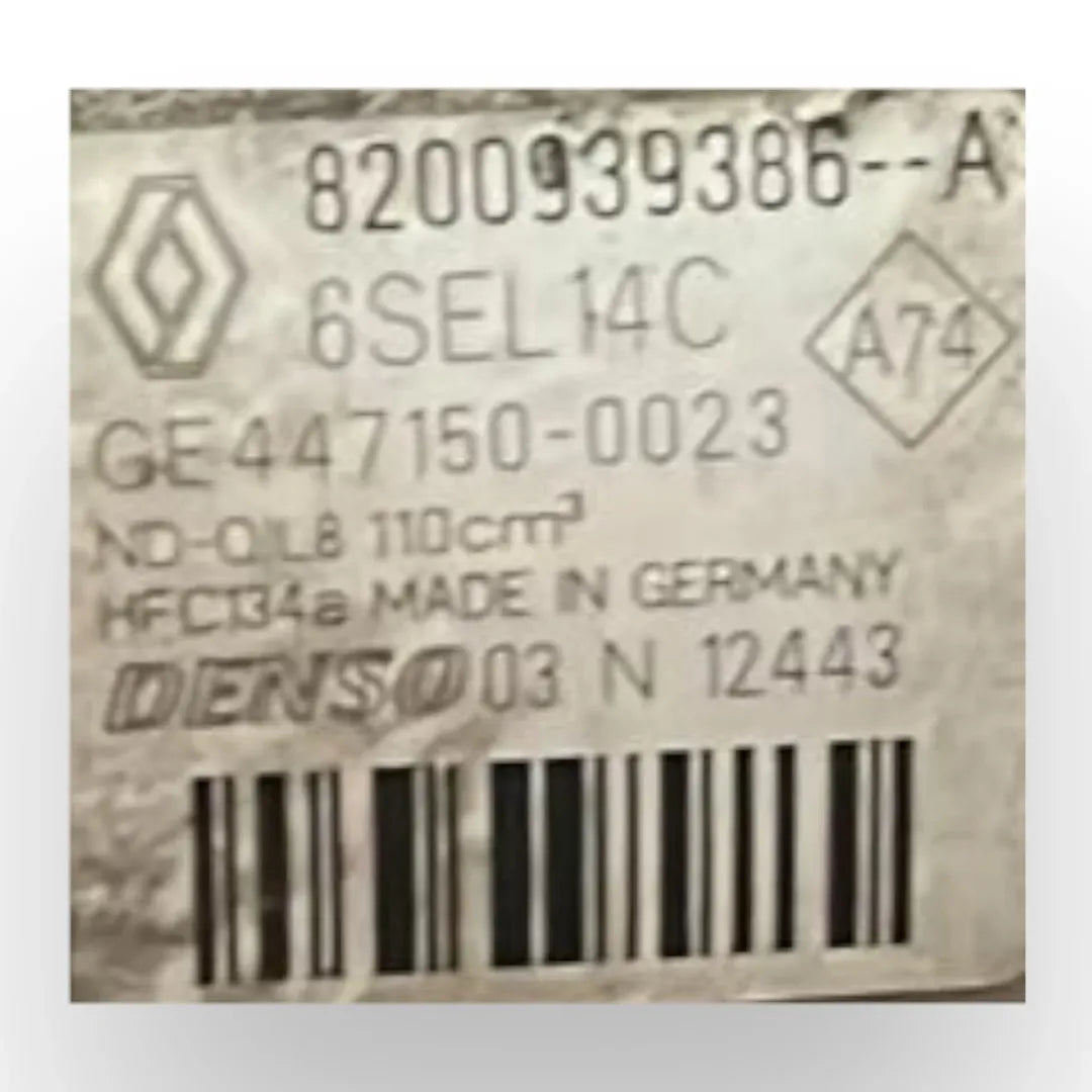 Dettaglio Compressore clima Renault Megane 3ª Serie dal 2008 OEM 8200939386 - foto 2