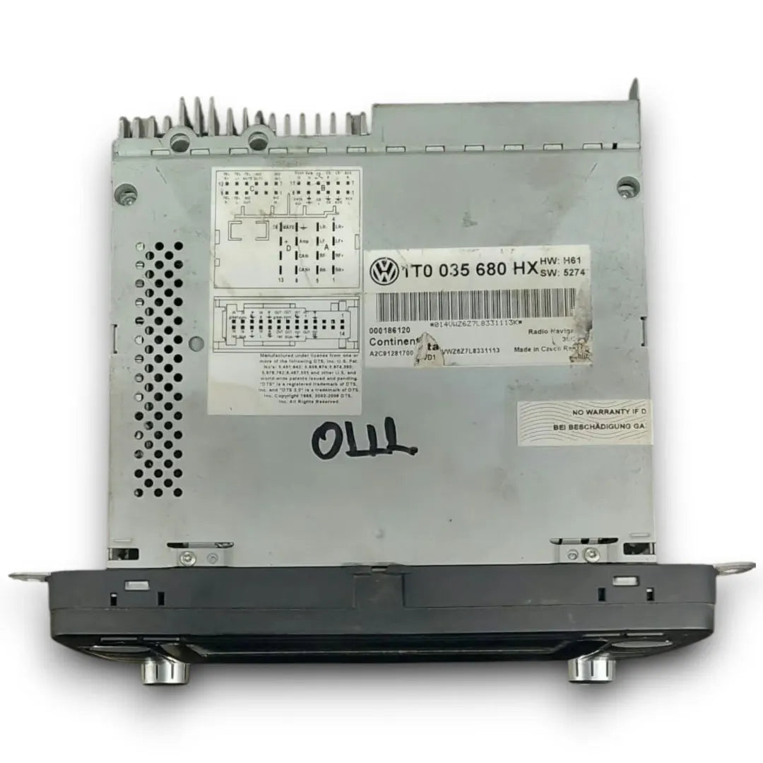 Dettaglio Autoradio con navigatore satellitare Volkswagen Golf 2003–2009 OEM 1T0035680HX - foto 2