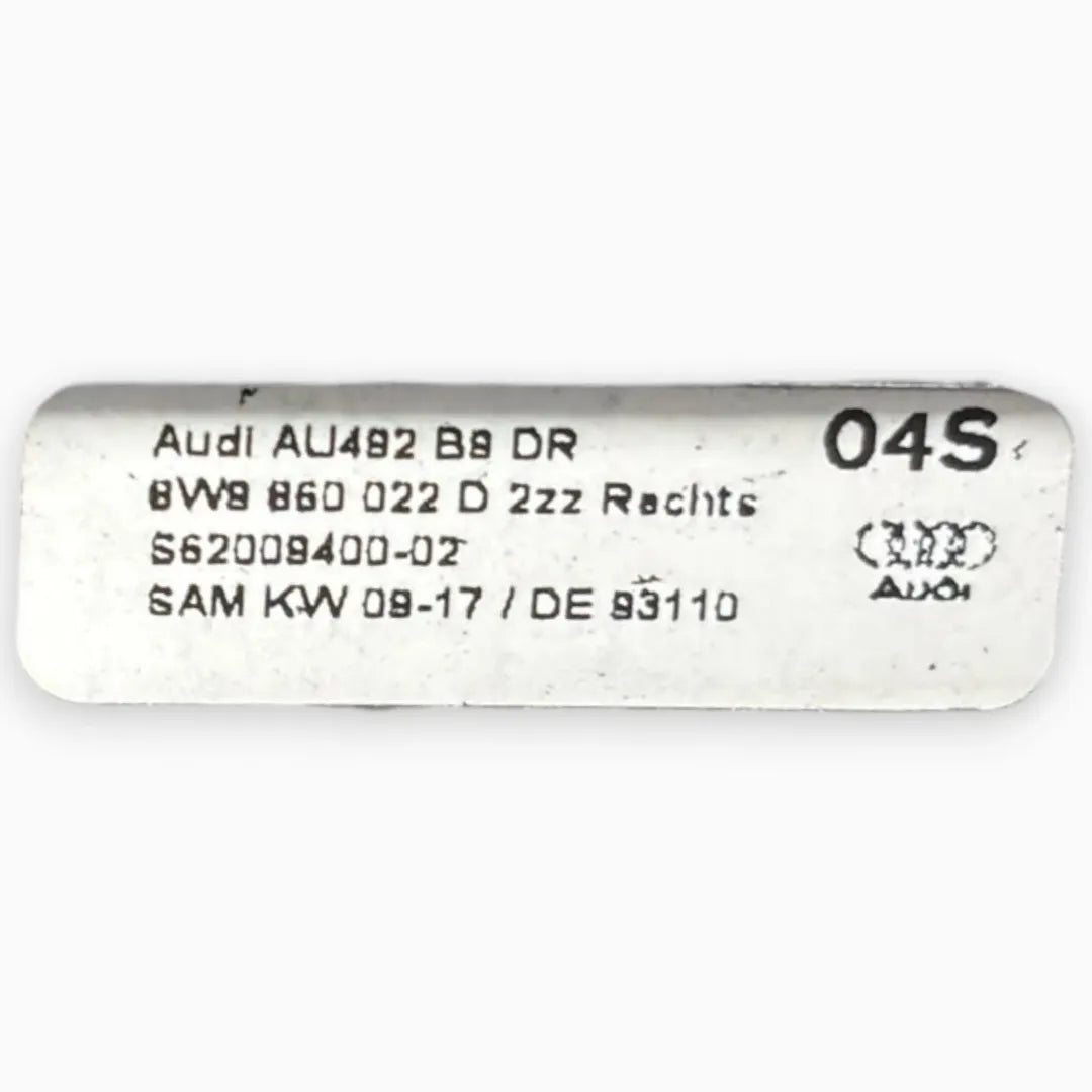 Dettaglio Barre tetto longitudinali Audi A4 8W cod. 8W9860022D - foto 2