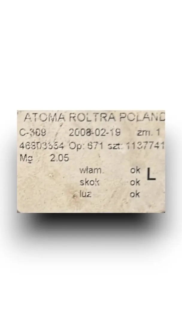 Dettaglio Alzacristallo porta posteriore con motorino sinistro Fiat Panda 2Q - foto 2