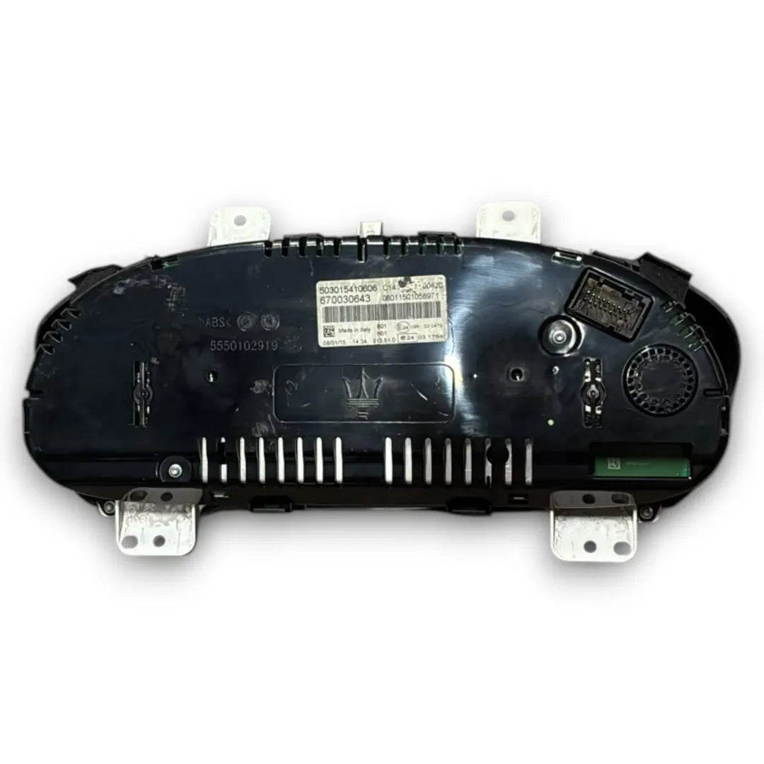 Dettaglio Quadro strumenti Maserati Ghibli dal 2013 OEM 670030643 - foto 2
