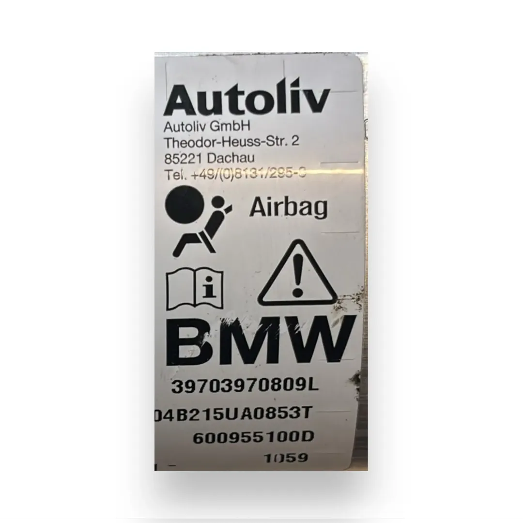 Dettaglio Dispositivo airbag laterale destro anteriore BMW Serie 5 E60/E61 OEM 72126963022 - foto 3