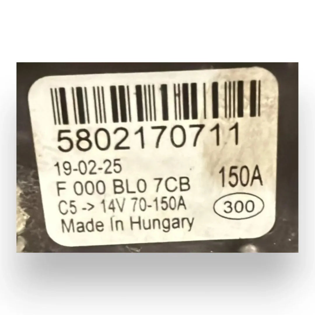 Dettaglio Alternatore per veicolo commerciale Fiat Ducato Furgone 4Y OEM 5802170711 - foto 3