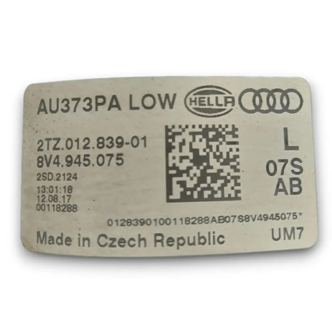 Dettaglio Fanale posteriore interno sinistro Audi A3 8V 2016–2021 OEM 8V4.945.075 - foto 3