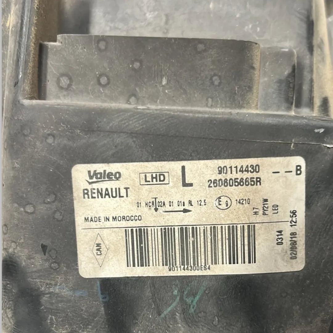 Dettaglio Faro anteriore sinistro Dacia Sandero 2ª Serie OEM 260604218R - foto 3