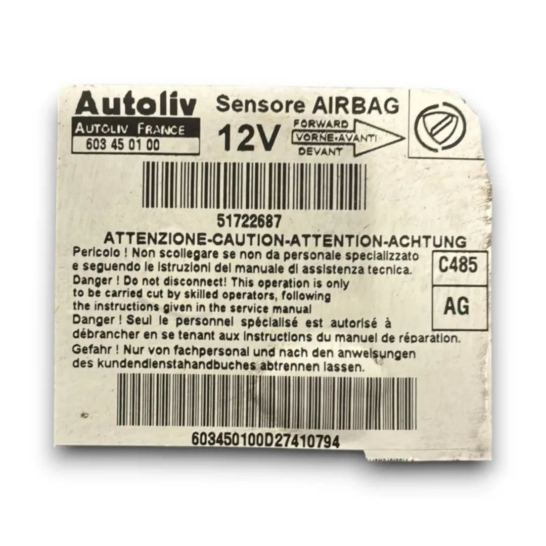 Dettaglio Centralina airbag Lancia Ypsilon 2003–2006 OEM 51785229 - foto 3