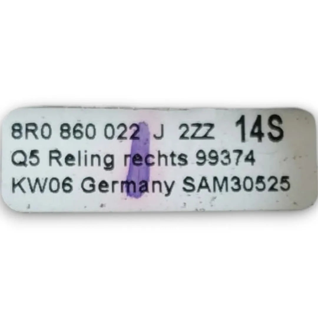 Dettaglio Barre longitudinali tetto Audi Q5 8R 2008–2017 cod. 8R0860022 - foto 3