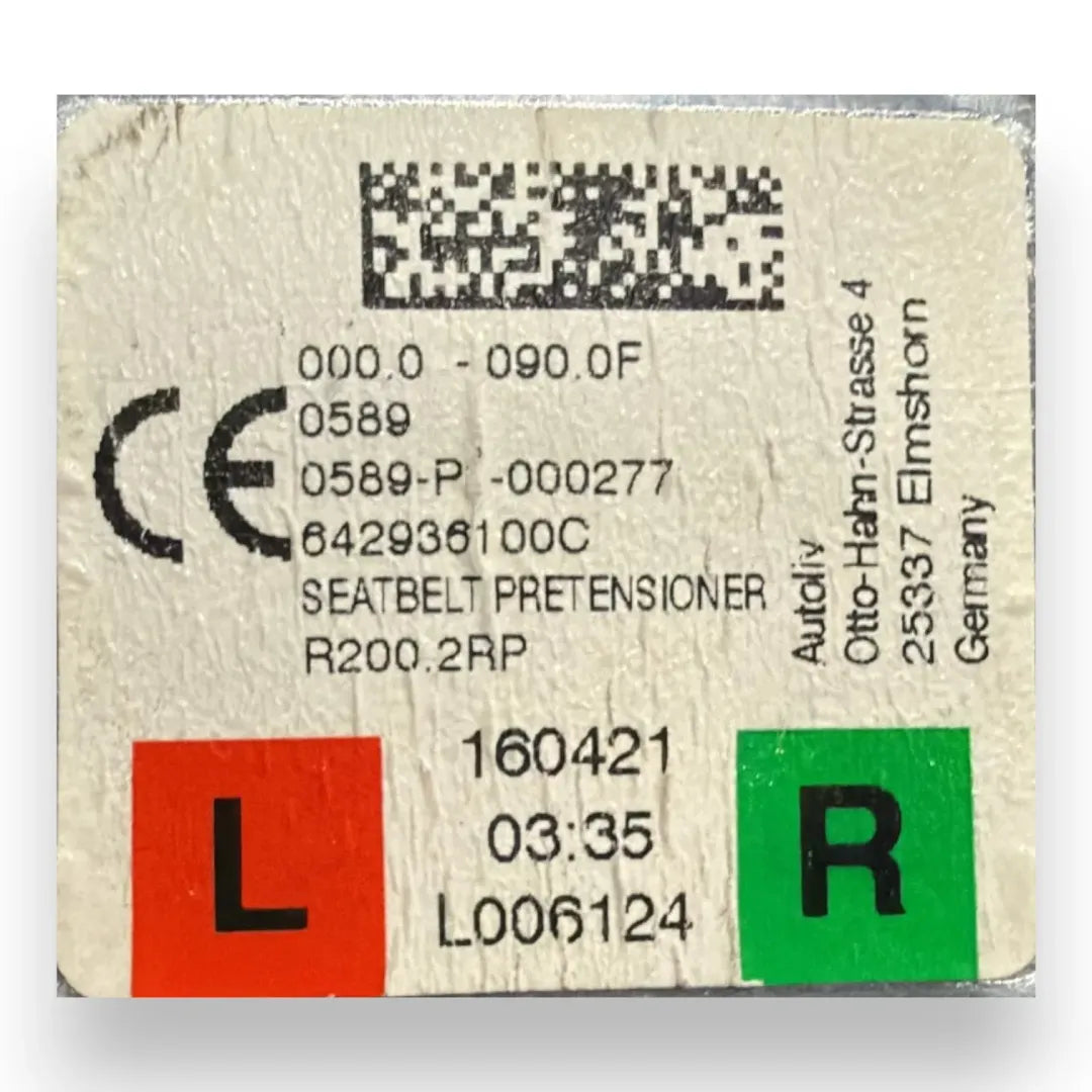 Dettaglio Cintura di sicurezza destra posteriore OEM 2536089 - foto 3